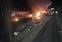 Una persona muerta y 4 heridos deja aparatoso accidente de tránsito en la caseta de peaje de Santa Cruz de Yojoa