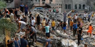 Suben a más de 1.400 los muertos en Gaza y más de 1.300 en Israel