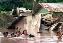 Tegucigalpa recuerda, entre lluvias, los daños del huracán Mitch en 1998