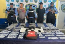 Detienen a dos presuntos miembros de la estructura criminal MS-13 en San Pedro Sula