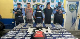 Detienen a dos presuntos miembros de la estructura criminal MS-13 en San Pedro Sula