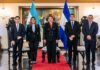 La presidenta de Honduras recibe las credenciales de seis nuevos embajadores