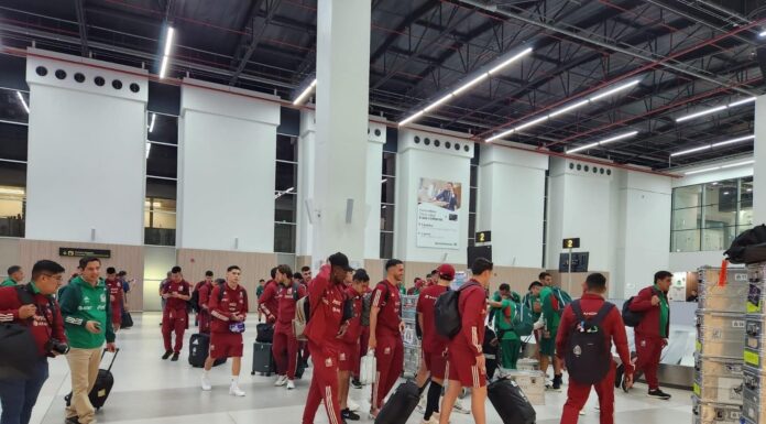 México arribó con todo su arsenal para enfrentar a Honduras