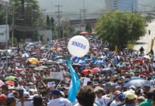 El BOC convoca a marcha para el próximo sábado en Santa Rosa de Copán