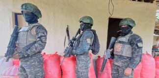 Incautan 12 sacos de marihuana en Gualaco, Olancho