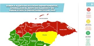 Copeco decreta Alerta Roja en ocho departamentos y Verde para otros 10 por frente frío