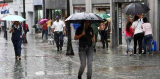 Ingreso de humedad produce lluvias débiles en la mayor parte del país