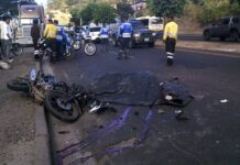 Aparatoso accidente deja una persona muerta y tres heridos en Tegucigalpa