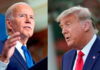 Biden pierde ante Trump en un sondeo que critica su manejo de la guerra Israel-Gaza