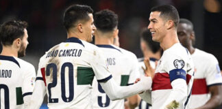 Cristiano y Cancelo desatascan una noche atípica para Portugal