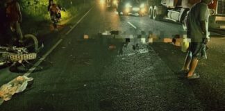 Fatal accidente deja dos personas muertas y un herido en Omoa, Cortés