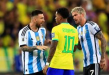 Rodrygo recibe insultos racistas en redes tras su encontronazo con Messi