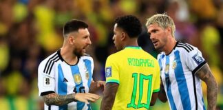 Rodrygo recibe insultos racistas en redes tras su encontronazo con Messi