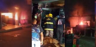 Voraz incendio consume tres puestos en el zonal Belén