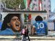 Nápoles recuerda y homenajea a Maradona en el tercer aniversario de su muerte