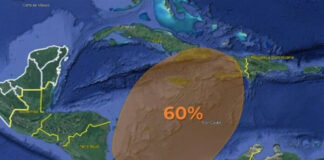 Centro Nacional de Huracanes sube a 60 % la probabilidad de formación de ciclón tropical en el Caribe