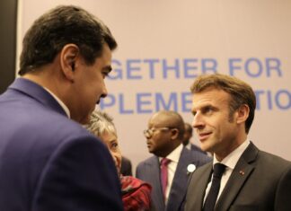 Macron le dice a Maduro que la UE podrá levantar sanciones si Caracas cumple con lo pactado