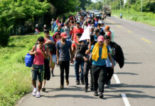 Al menos 40.000 migrantes cruzaron la frontera sur de México en la última ola migratoria