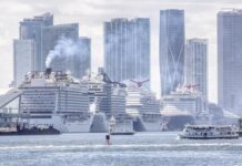 El puerto de Miami bate récord de pasajeros de cruceros en 2023