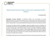 MP presenta nuevo requerimiento fiscal por fraude y estafa contra empleados del INP y notarios