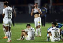 El Santos FC de Brasil desciende por primera vez en su historia