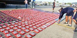 Incautan más de una tonelada de cocaína en Caribe colombiano que iba a Centroamérica