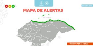 Copeco extiende alerta verde para Islas de la Bahía y la línea costera del Caribe