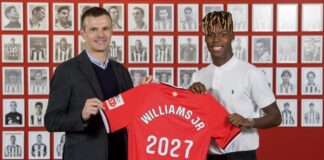 Nico Williams amplía su contrato con el Athletic Club hasta 2027