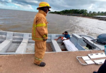 Choque entre lancha rápida y un cayuco deja una persona muerta en Puerto Lempira