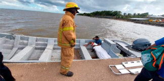 Choque entre lancha rápida y un cayuco deja una persona muerta en Puerto Lempira