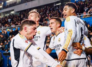 Real Madrid vence al Alavés y cierra el año como líder de LaLiga