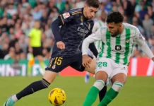 El Real Madrid empata ante el Betis y pone en peligro el liderato