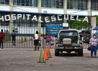 Hospital Escuela reporta el ingreso de dos pacientes por Covid-19