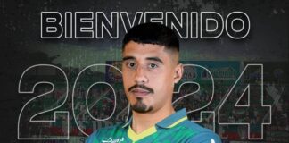 El delantero uruguayo Maximiliano Pérez nueva contratación del Marathón de Honduras