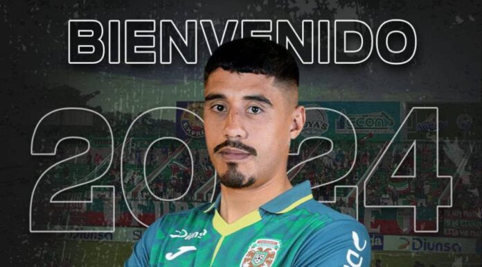 El delantero uruguayo Maximiliano Pérez nueva contratación del Marathón de Honduras