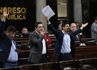 Diputados guatemaltecos denuncian compra de votos para la Presidencia del Congreso