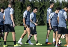 Messi y Luis Suárez se entrenan juntos por primera vez con el Inter Miami