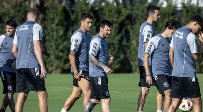 Messi y Luis Suárez se entrenan juntos por primera vez con el Inter Miami