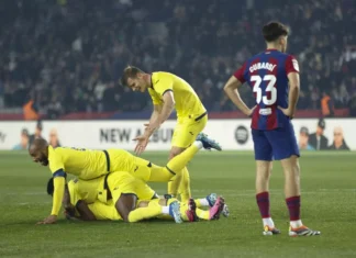 El Barcelona pierde 3-5 con el Villarreal