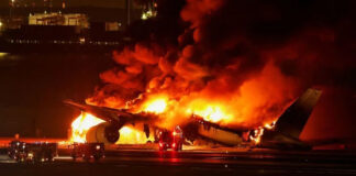 Más de 200 vuelos cancelados tras el choque de dos aviones en aeropuerto de Tokio