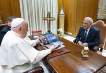 El papa se reunió con el director de cine Martin Scorsese, que prepara una película sobre Jesús