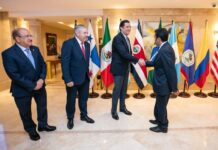 Delegación hondureña presenta proyecto del ferrocarril interoceánico a misión de Qatar