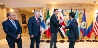 Delegación hondureña presenta proyecto del ferrocarril interoceánico a misión de Qatar