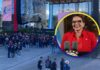 Personas de todo el país afines a Libre llegan para conmemorar el segundo aniversario del mandato de Xiomara Castro