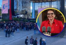 Personas de todo el país afines a Libre llegan para conmemorar el segundo aniversario del mandato de Xiomara Castro