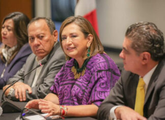 Xóchitl Gálvez habla con congresistas de EE. UU. sobre ‘nearshoring’, crimen y migración
