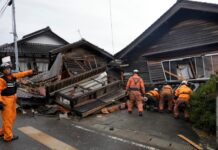 Continúa la búsqueda de sobrevivientes del terremoto en el oeste de Japón