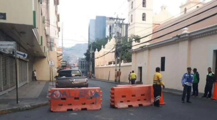 Cierran varias calles de acceso al centro de Tegucigalpa por instalación de la tercera legislatura