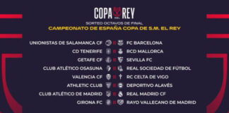 Unionistas-Barcelona y Atlético-Real Madrid, en octavos de la Copa del Rey