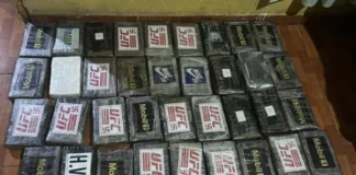 Detienen a pareja con 36 kilos de cocaína valorados en L.20 millones, en Colón